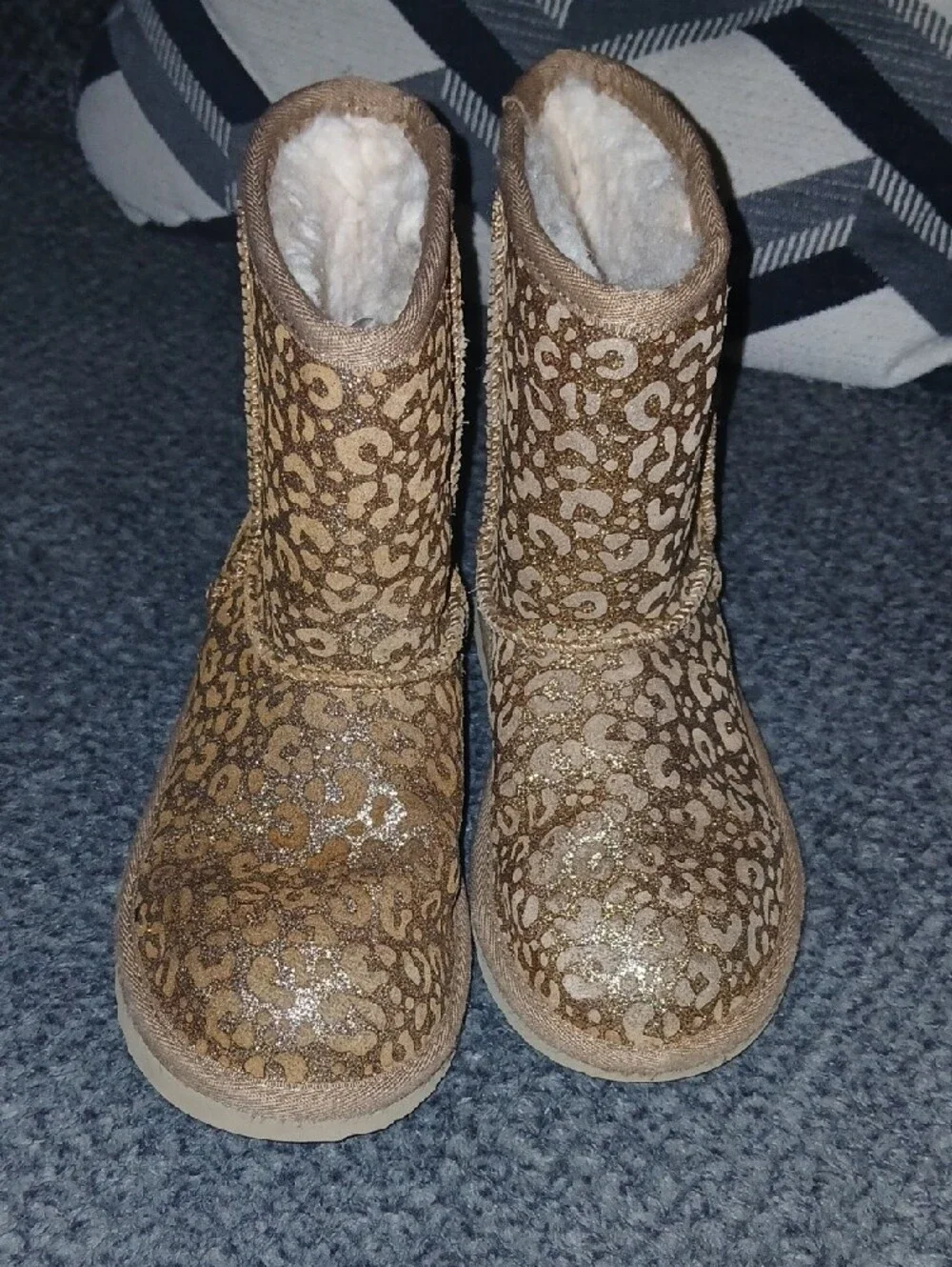 UGG Cream Shearling Boot Interior Label